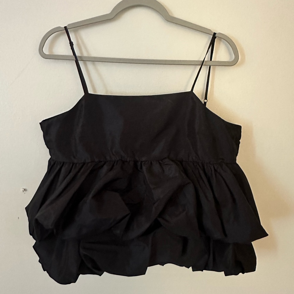 women’s ruffle fluff shirt